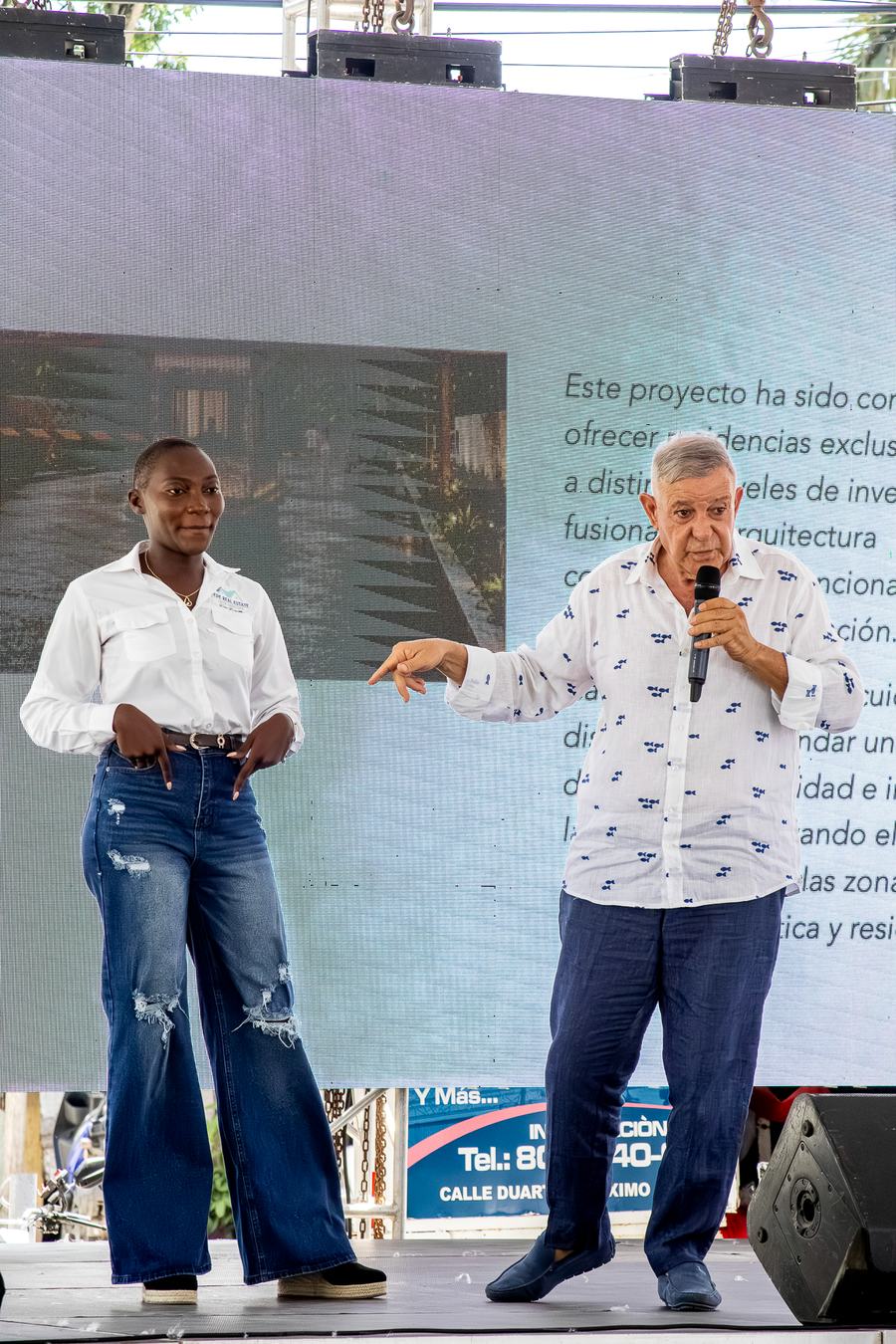 Presentación de un proyecto inmobiliario con interpretación en lengua de señas